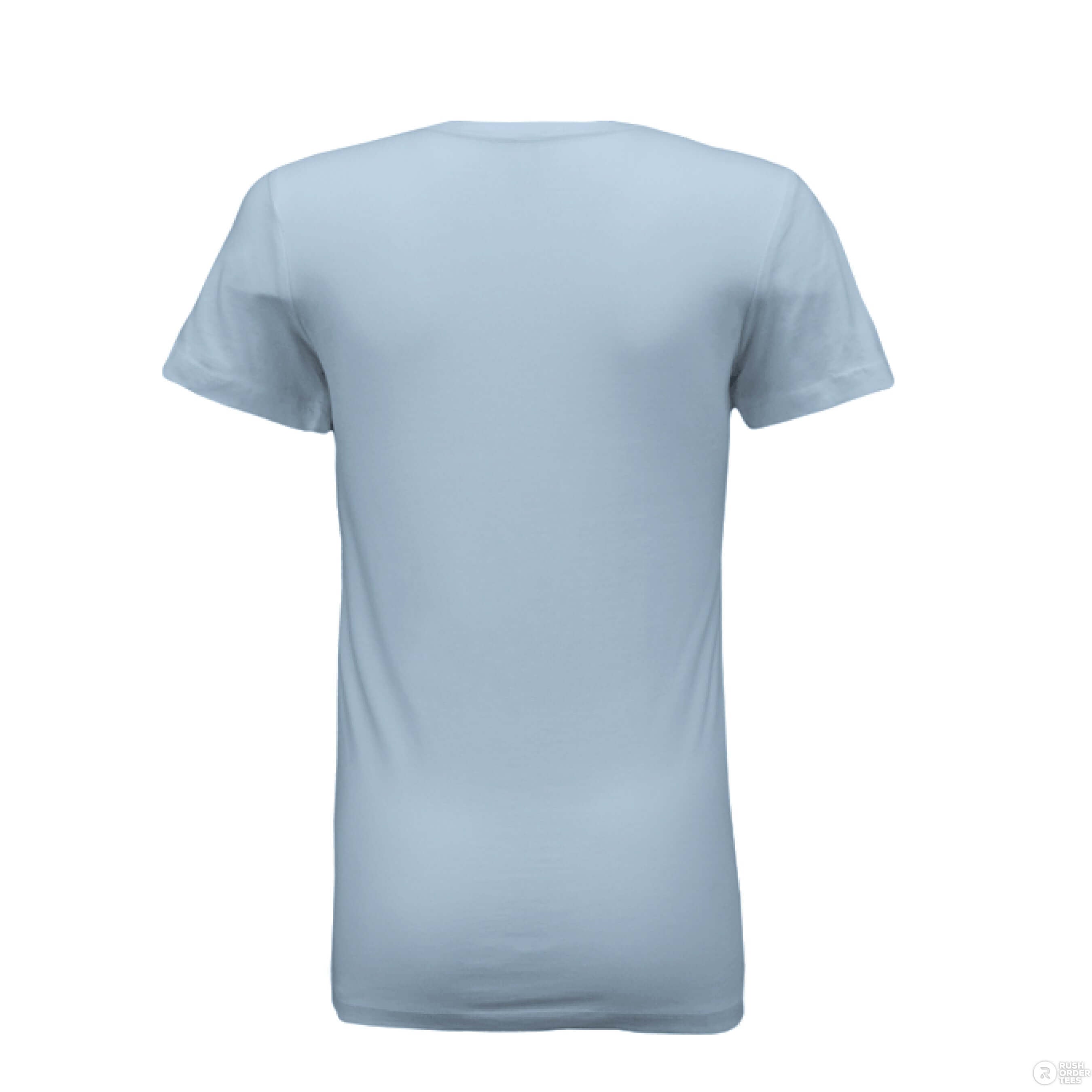 Beard Brat Bella Tee Shirt For The Girl That Loves Your Beard BABY BLUE - BACK