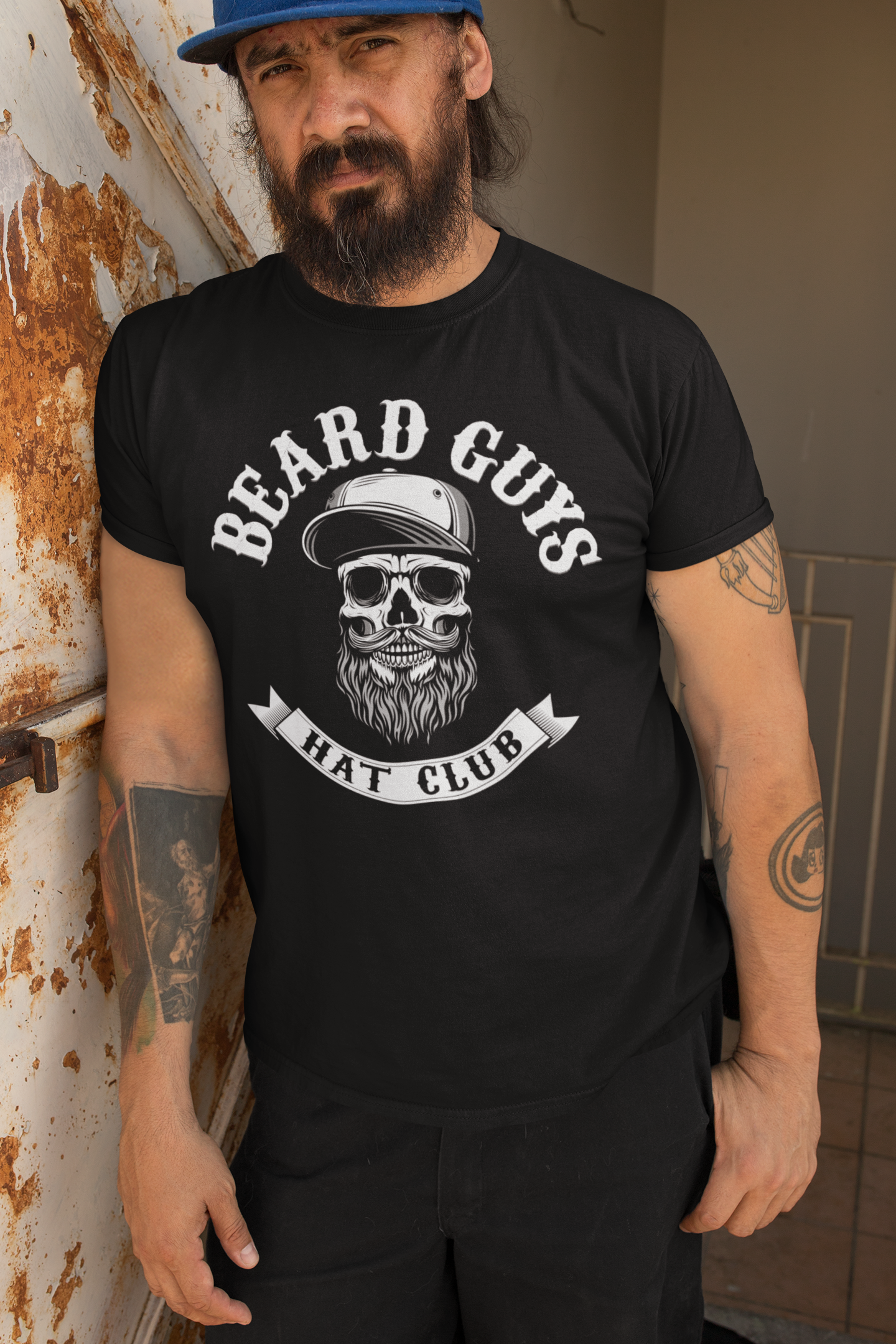 Beard GuysHat Club Tee Shirt