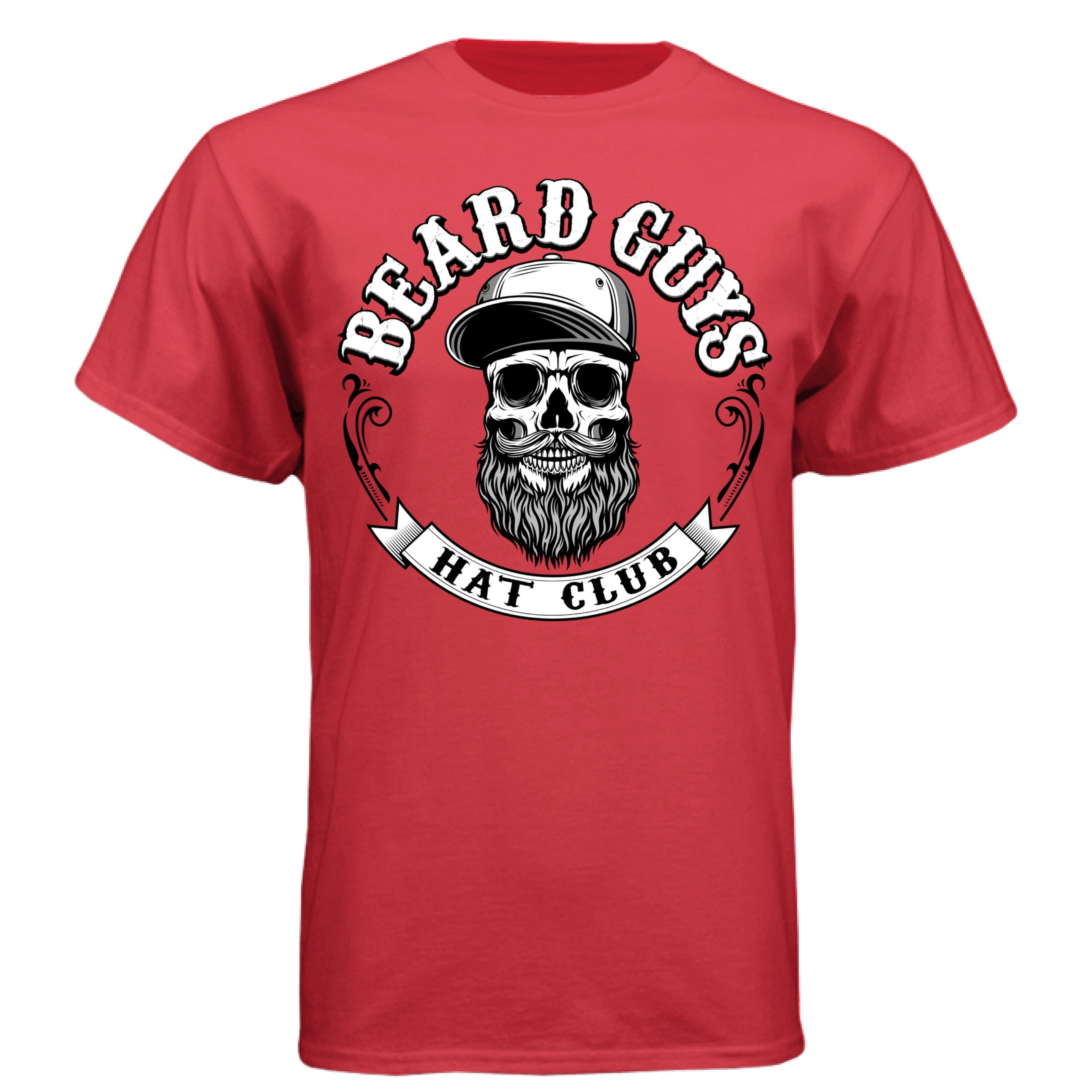 Beard_GuysHat_Club_Tee_Shirt
DEEP RED - FRONT