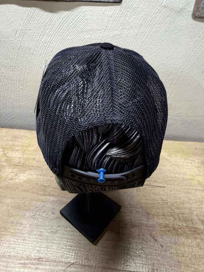 Bearded Skull Fishing Trucker Hat Patch for Outdoorsmen