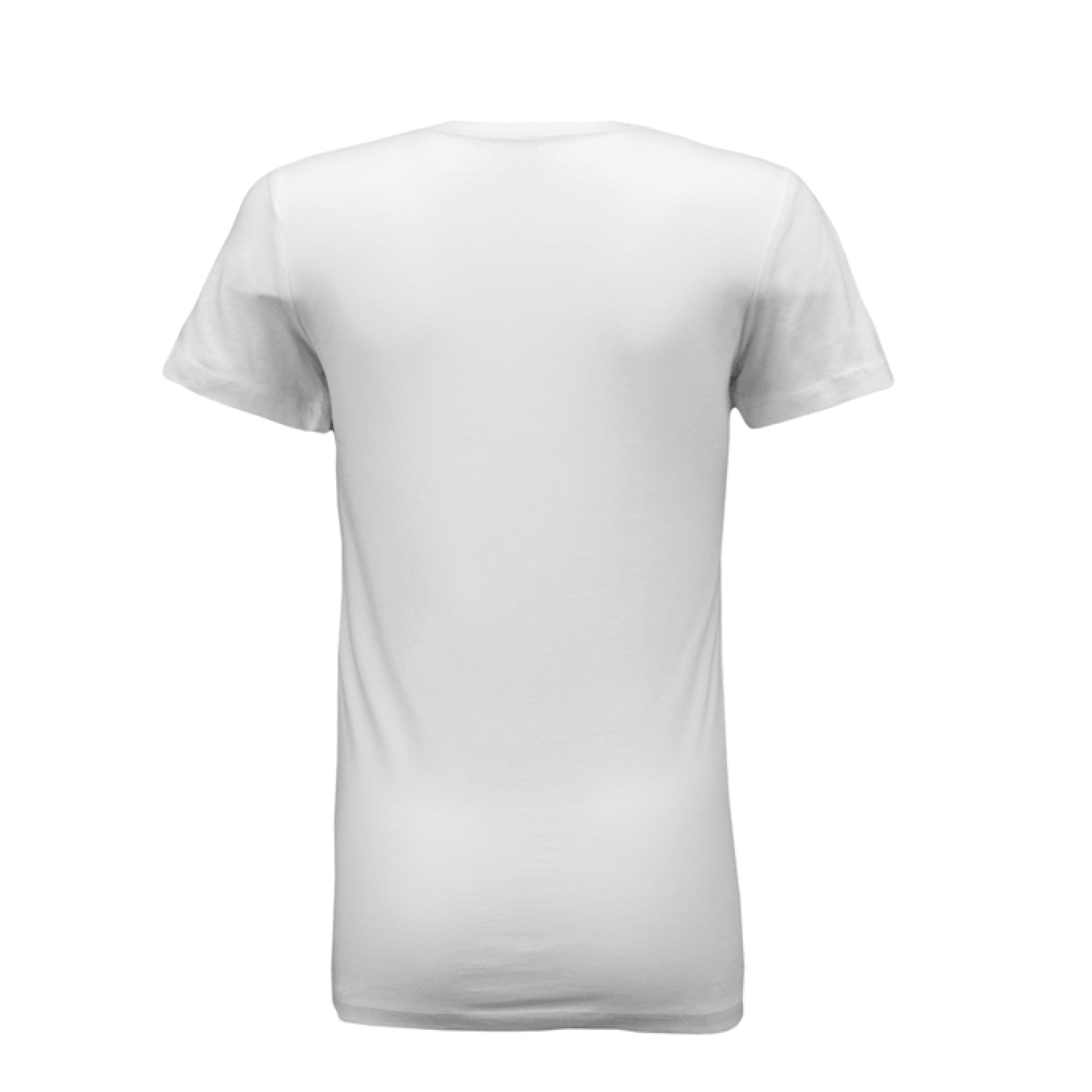 Beard Whisperer Ladies Bella Tee Shirt WHITE - BACK