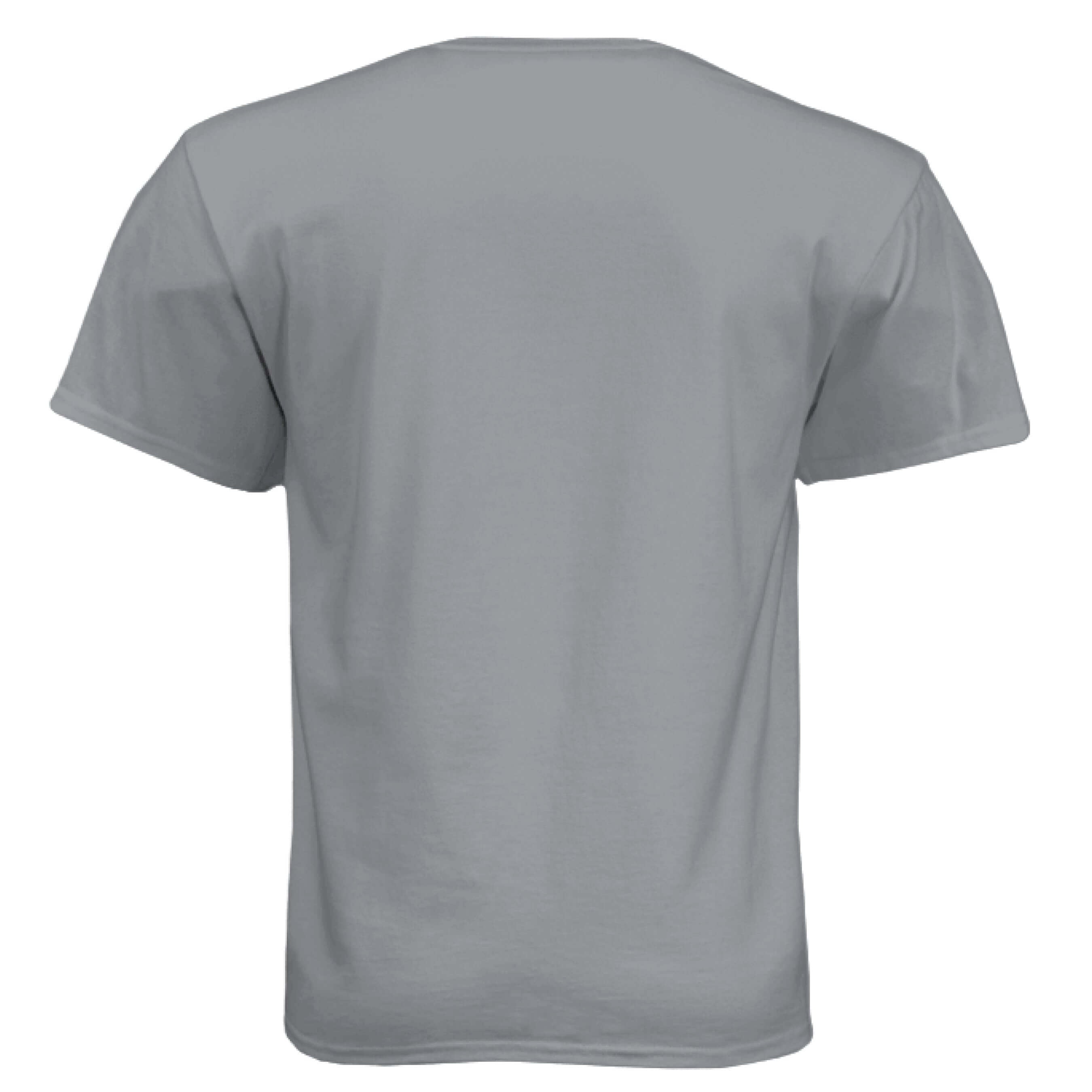 Bearded And Tattooed Hanes Tee Shirt For Guys With Beards Graphite - BACK