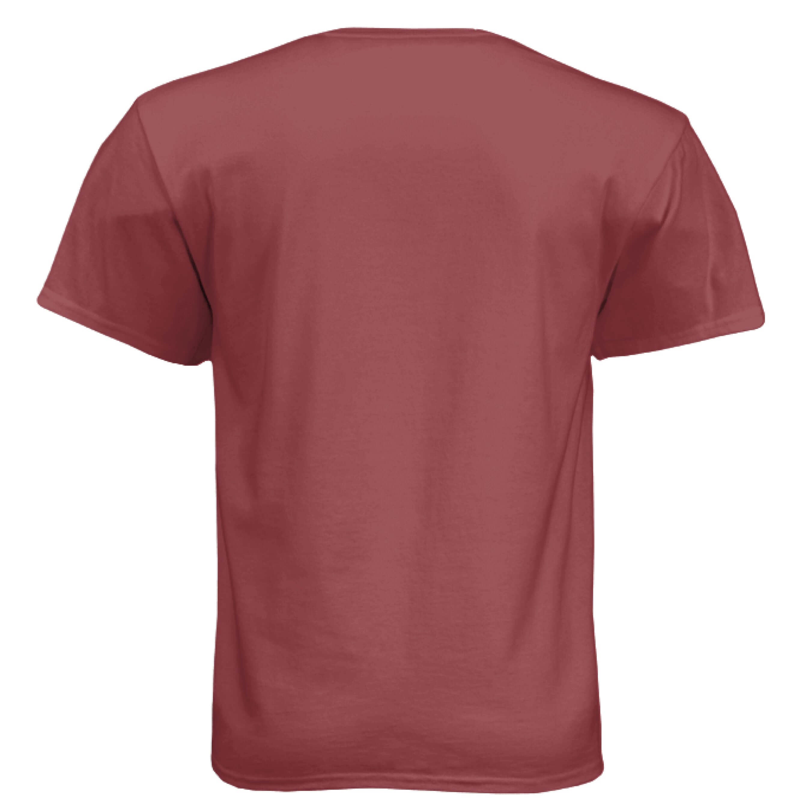 Bearded Bbq King Tee Shirt For The Bearded Grill Master MAROON - BACK