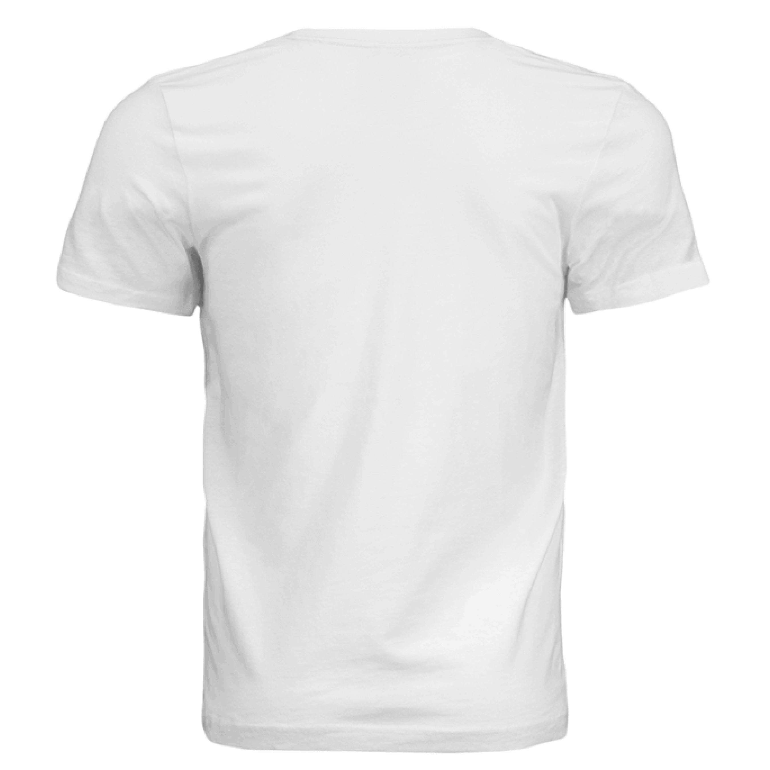 Bearded Cowboy Tee Shirt Bold Western Style Typography Beard Design WHITE - BACK