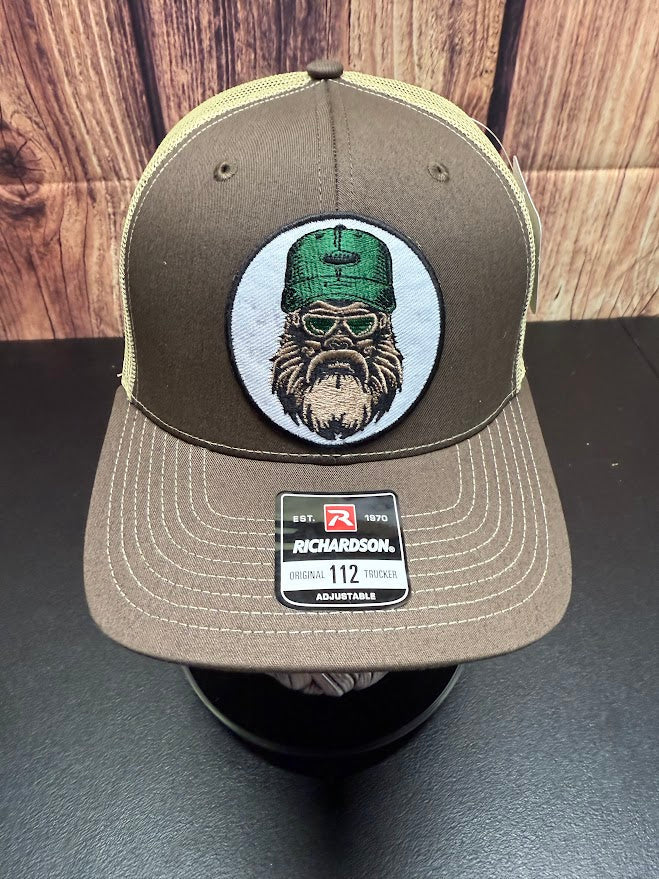 Bigfoot Beard Guy Trucker Hat - Statement Cap for Outdoor Yeti Enthusiasts