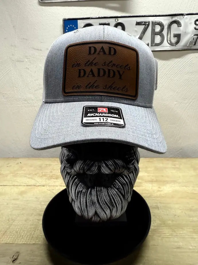 Dad In The Streets Daddy In The Sheets Hat Front