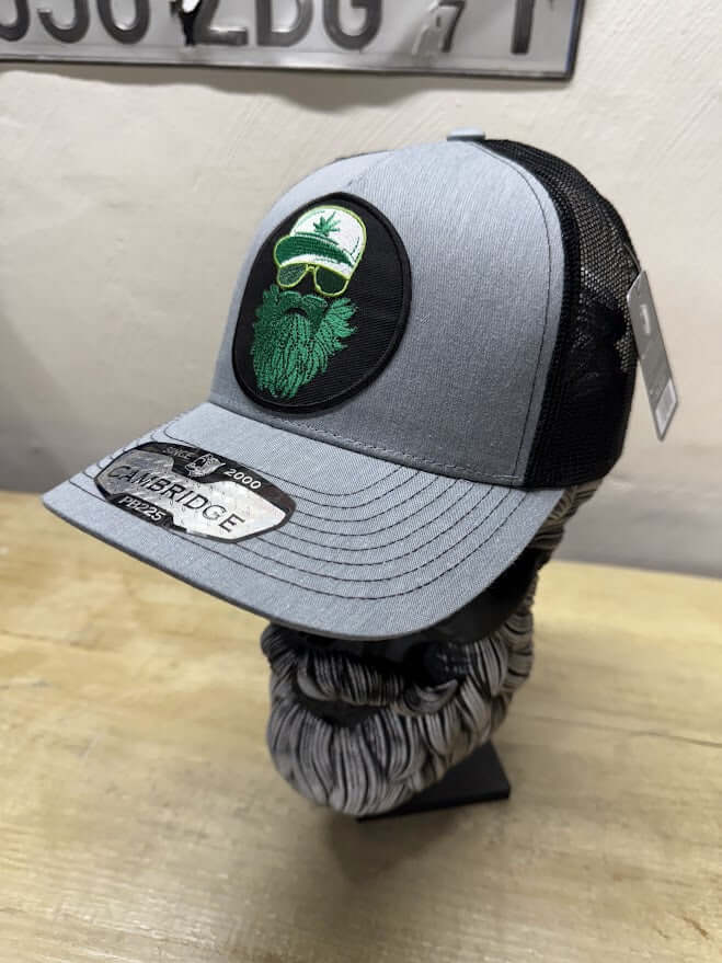 Weed Man Beard Trucker Hat – Fun Gift for Beard Lovers