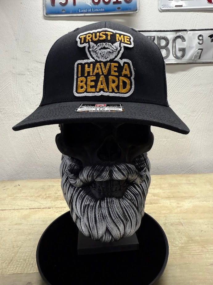 Trust Me I Have A Beard Trucker Hat Front