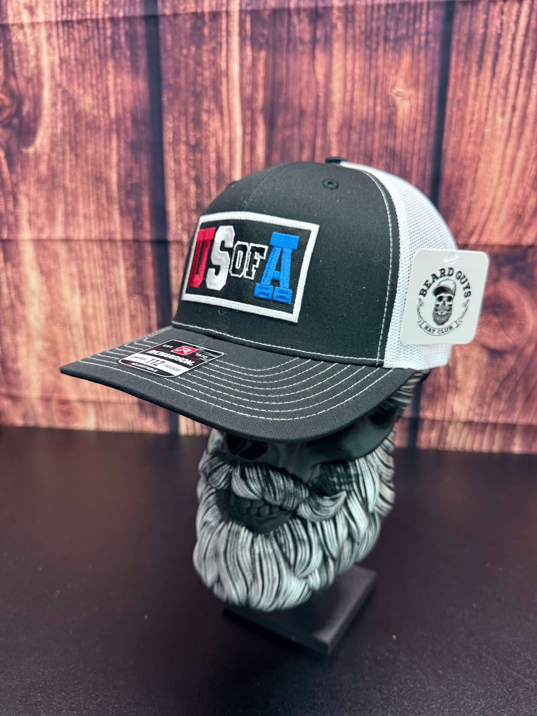 U.S OF A. Richardson Trucker Hat USA Cap