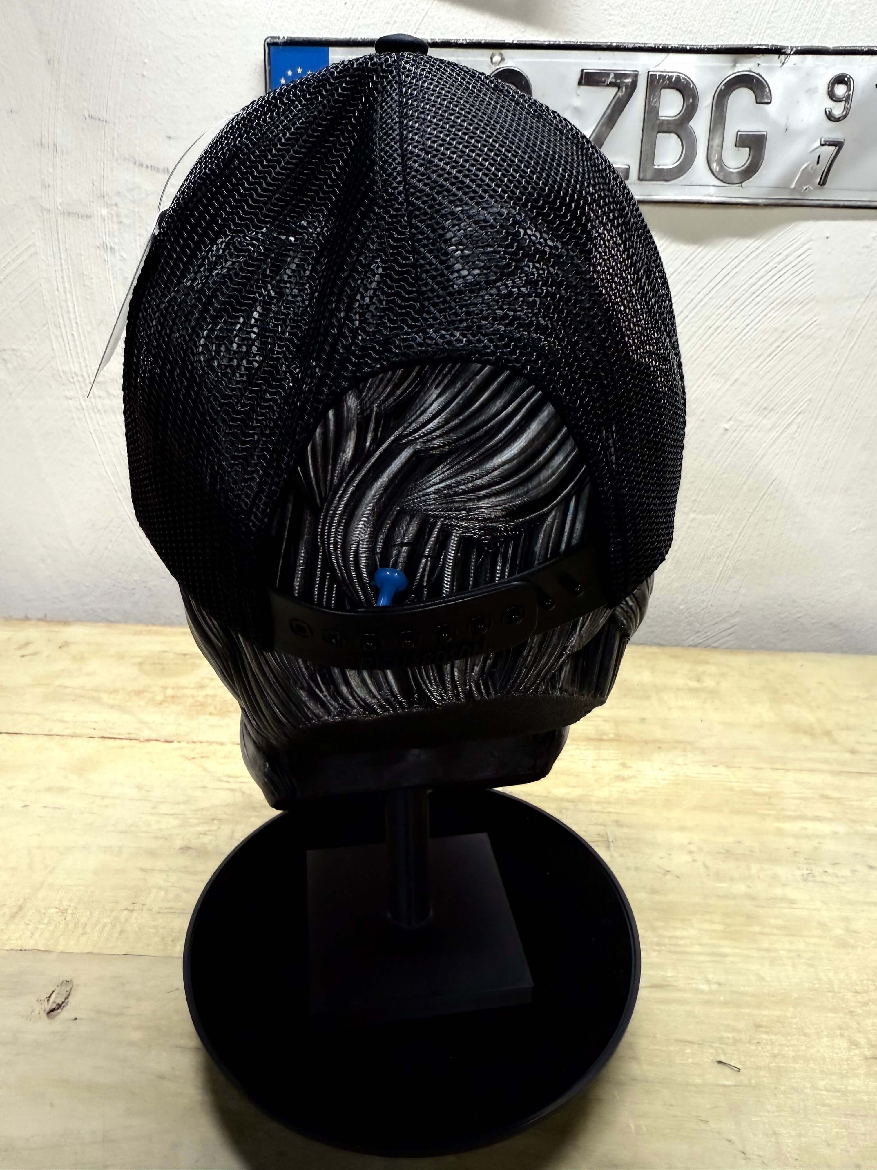 Whiskey and Weed Trucker Hat Embroidered Patch back